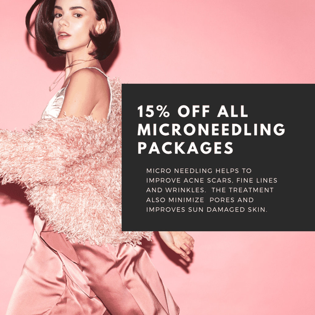 15% off all microneedling packages