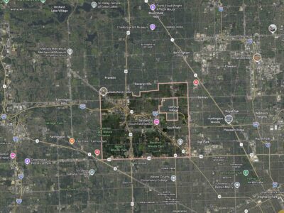 Service area for Michelle Hardaway M.D. Southfield Michigan