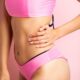 Woman in a pink two piece swimsuit - Michelle Hardaway M.D.
