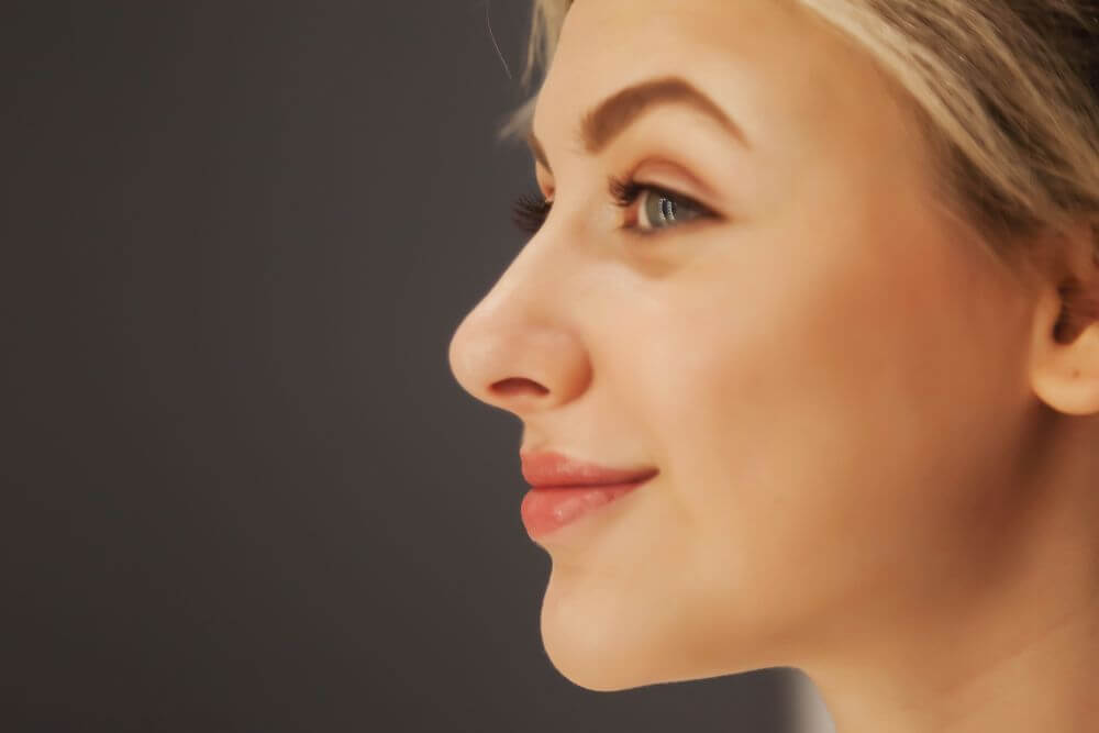 Side profile of a blonde woman - Michelle Hardaway M.D.